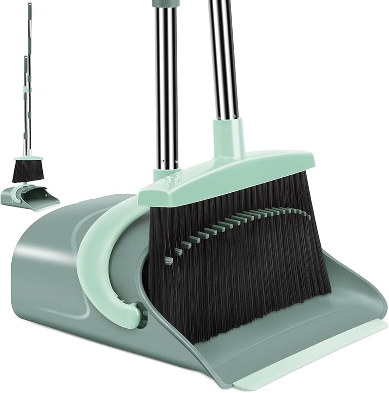 Helio AirBroom Dustpan Dust Handle Green