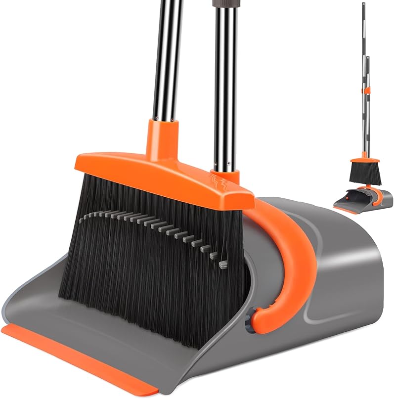Helio AirBroom Dustpan Office Handle Upright Standing
