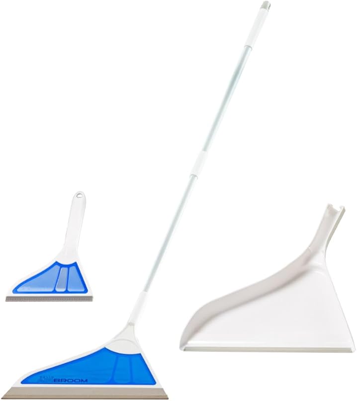 Helio AirBroom Squeegee Cleaning Hardwood Furniture